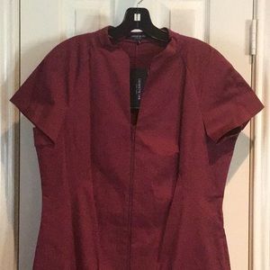 Lafayette Burgundy Dress